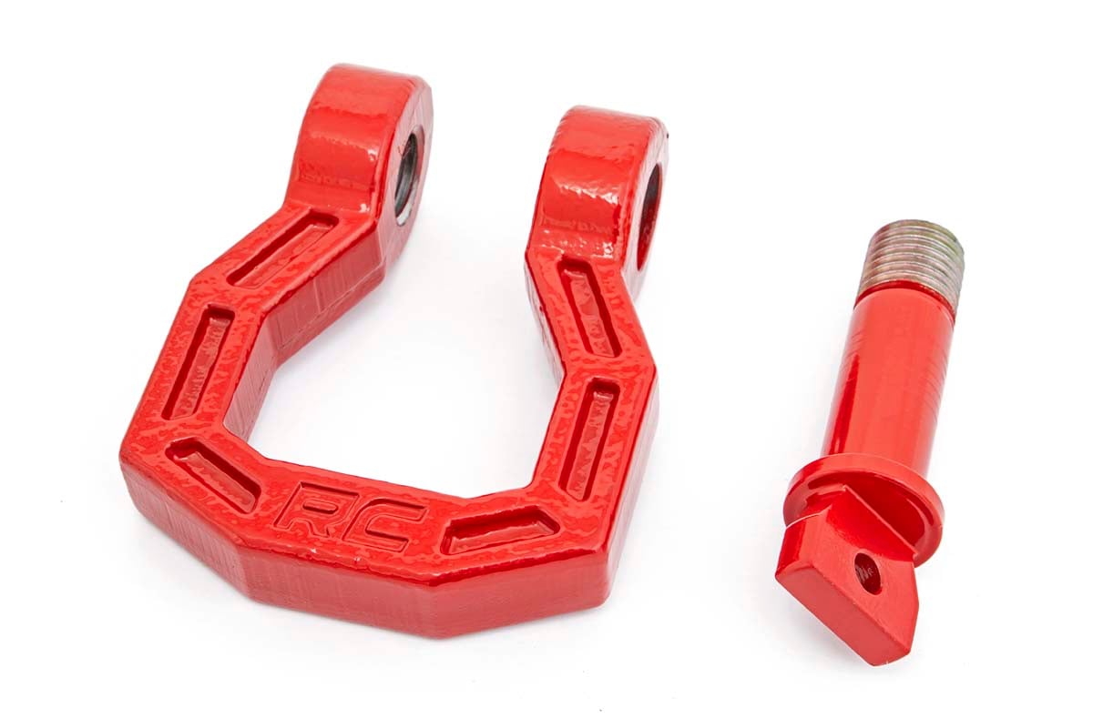 D-Ring | Forged | Pair | Red