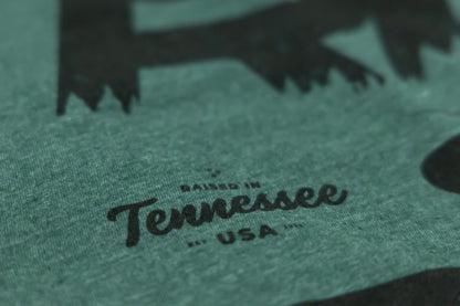 Rough Country T-Shirt | RC Mountains | Forest Green | 3XL