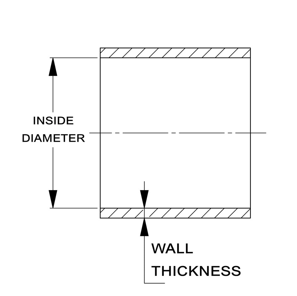 HPS 3/8" (9.5mm), FKM Lined Oil Resistant High Temperature Reinforced Silicone Hose, Black