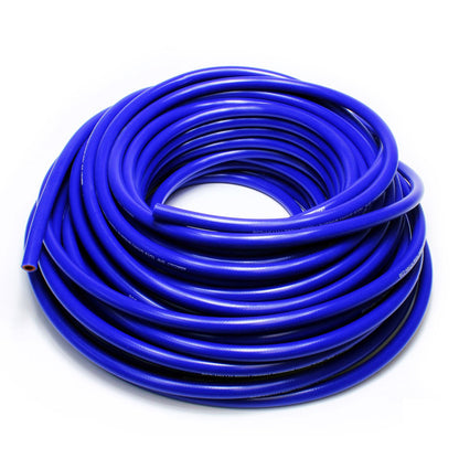 HPS 3/8 inch ID blue high temp reinforced silicone heater hose tubing 25 feet roll Max Temperature Rating: 350F Bend Radius: 1-1/2 inch