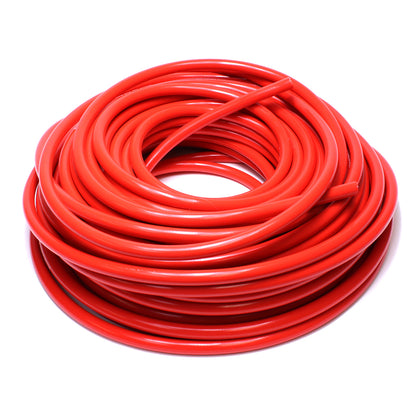 HPS 3/8 inch ID Red high temp reinforced silicone heater hose tubing 25 feet roll Max Temperature Rating: 350F Bend Radius: 1-1/2 inch