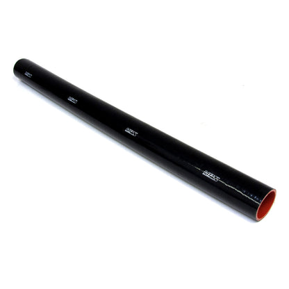 HPS 1-5/8 inch ID 3 Feet Long High Temp 4-ply Reinforced Silicone Coolant Tube Hose Black 41mm ID