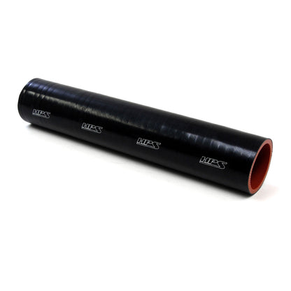 HPS 1.25 inch ID 1 Foot Long High Temp 4-ply Reinforced Silicone Coupler Tube Hose Black 32mm ID