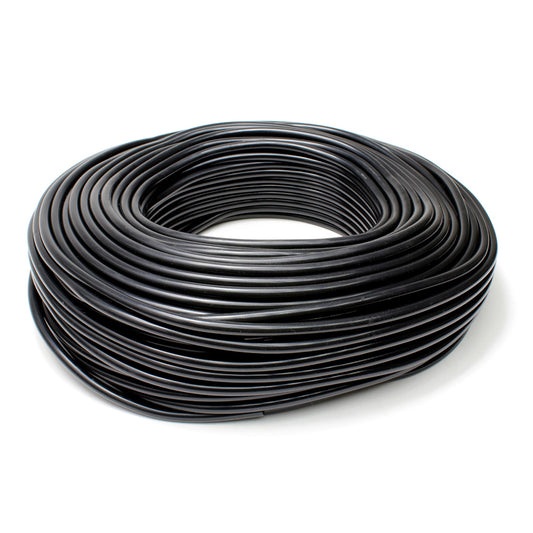 HPS 9/32 inch 7mm ID Black High Temp Silicone Vacuum Hose Tubing - 50 Feet Roll