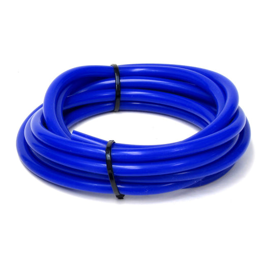 HPS 1/4 inch 6mm ID Blue High Temp Silicone Vacuum Hose Tubing - 25 Feet Roll