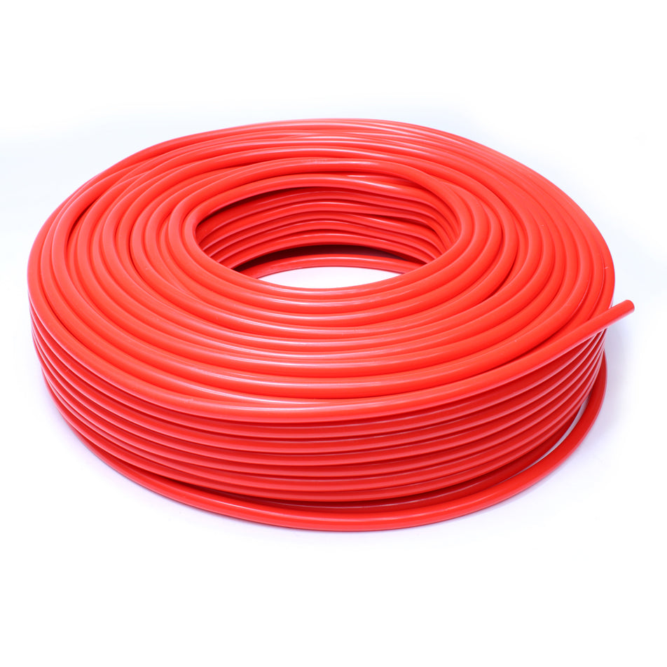 HPS 1/8 inch 3mm ID Red High Temp Silicone Vacuum Hose Tubing w/ 1.5mm Wall Thickness - 50 Feet Roll