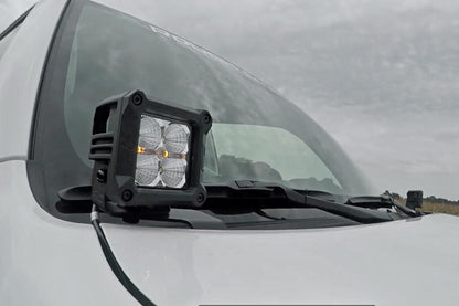 LED Light Kit | Ditch Mount | 2" Black Spot Pair | Toyota 4Runner (10-24)