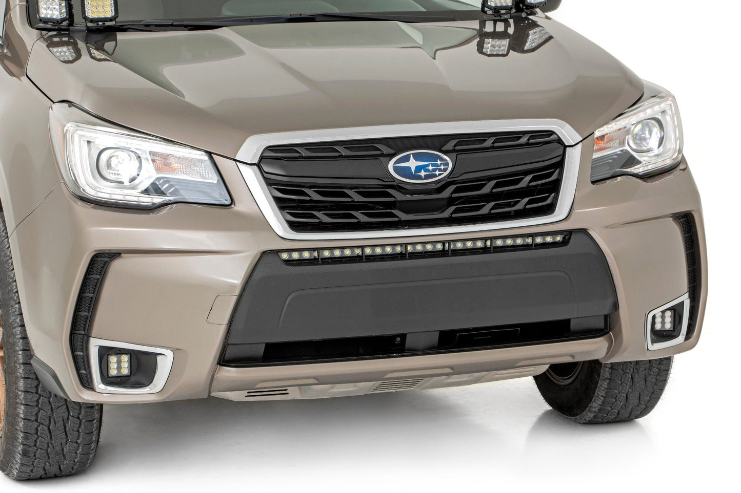 LED Light Kit | Fog Mount | 2" Black Pair | Flood | Subaru Forester (14-18)