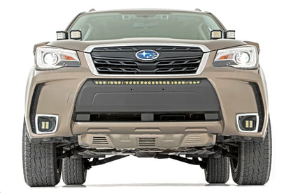 LED Light Kit | Fog Mount | 2" Black Pair | Spot | Subaru Forester 4WD (14-18)