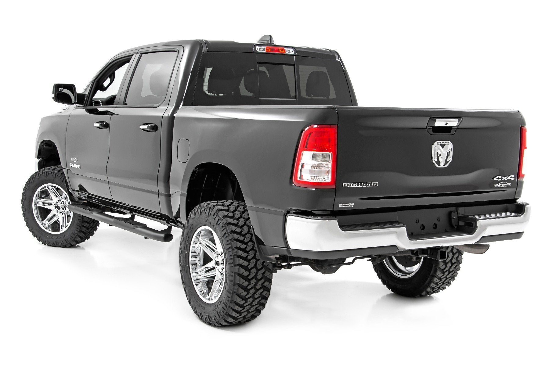 Oval Nerf Step | Crew Cab | Black | Ram 1500 (19-25)/1500 TRX (21-24) 