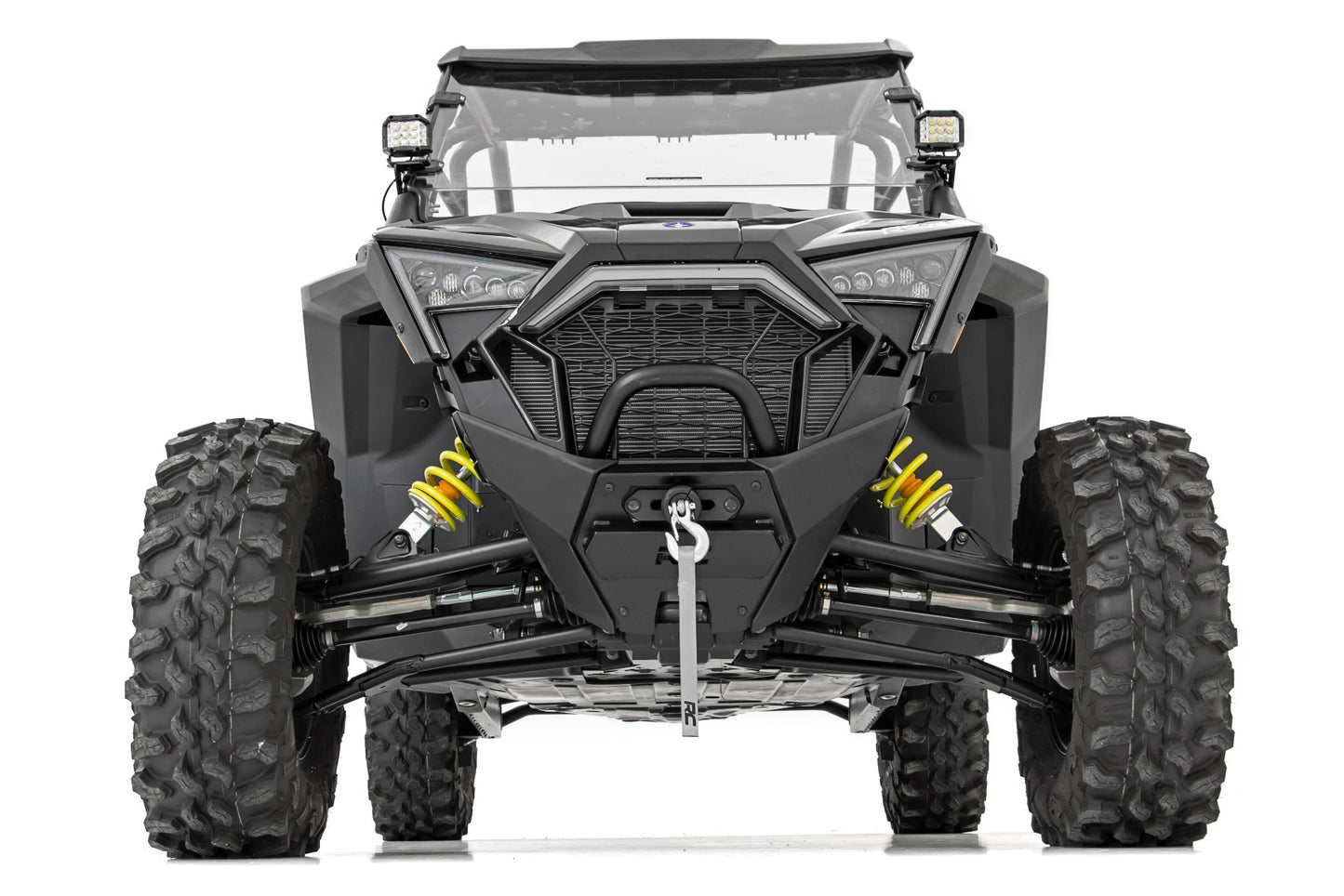 LED Light Kit | "A" Pillar Mount | 2" Black Pair | Amber DRL | Polaris RZR PRO XP 