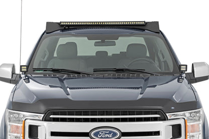 LED Light Kit | Ditch Mount | 2" Black Pair | Flood | Ford F-150 (15-24)/F-150 Lightning (22-24) 