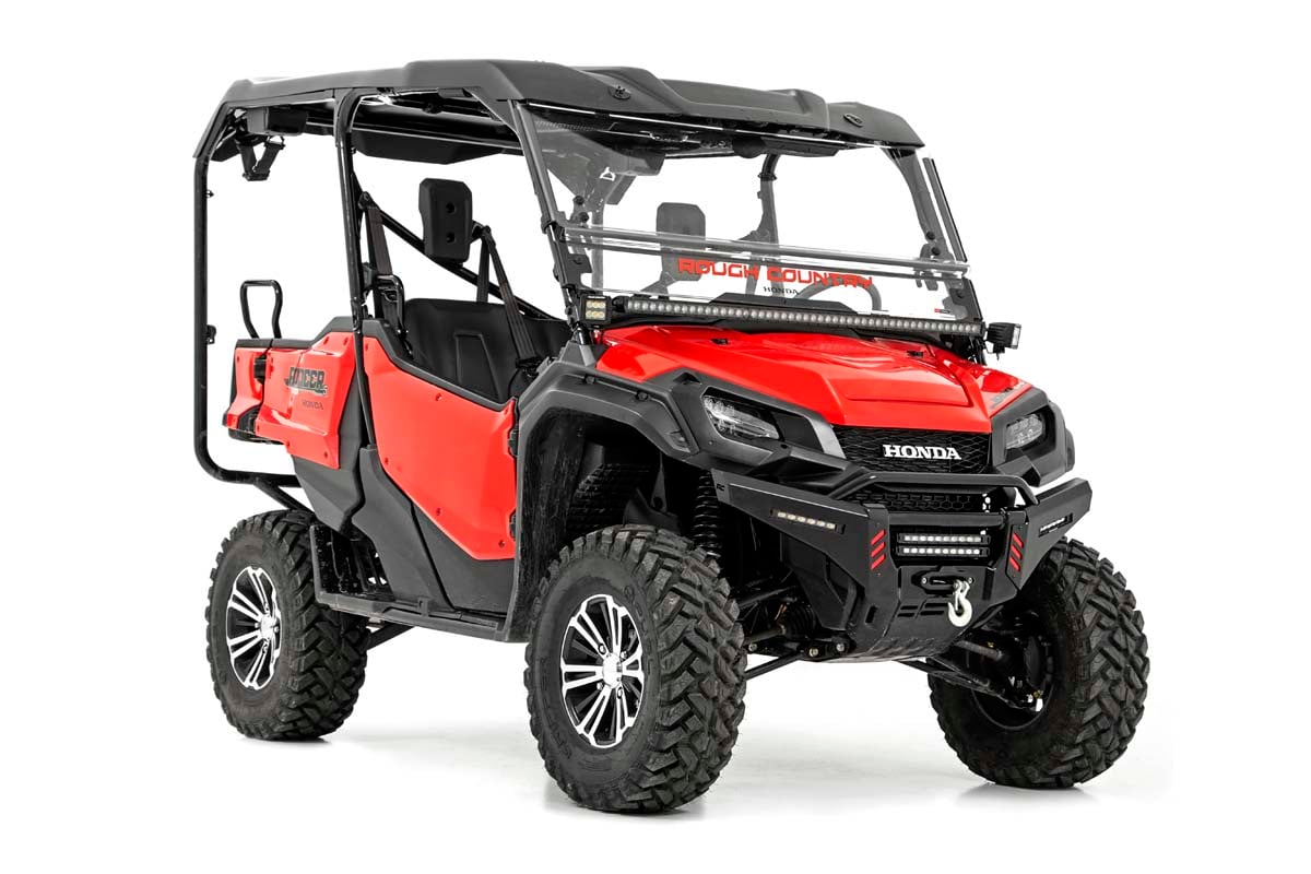 LED Light Kit | Cage Mount | 50" Black Single Row | Honda Pioneer 1000 
