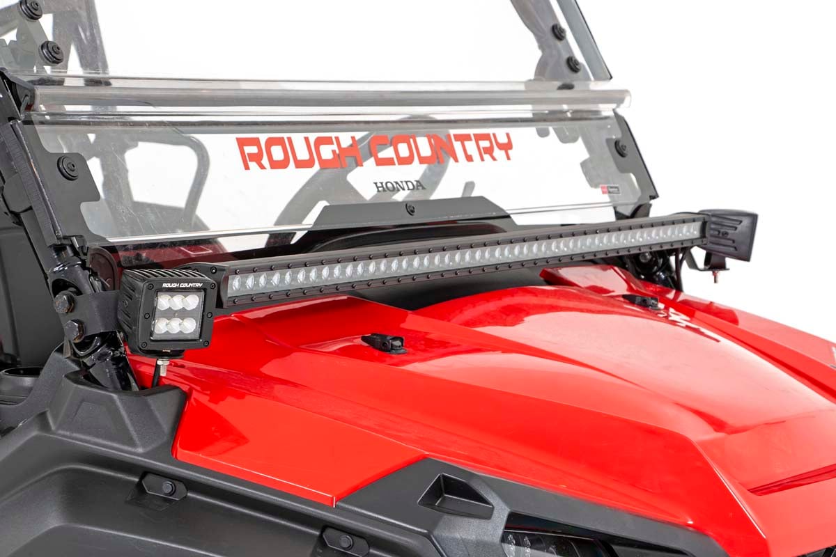 LED Light Kit | Cage Mount | 50" Black Single Row | Honda Pioneer 1000 