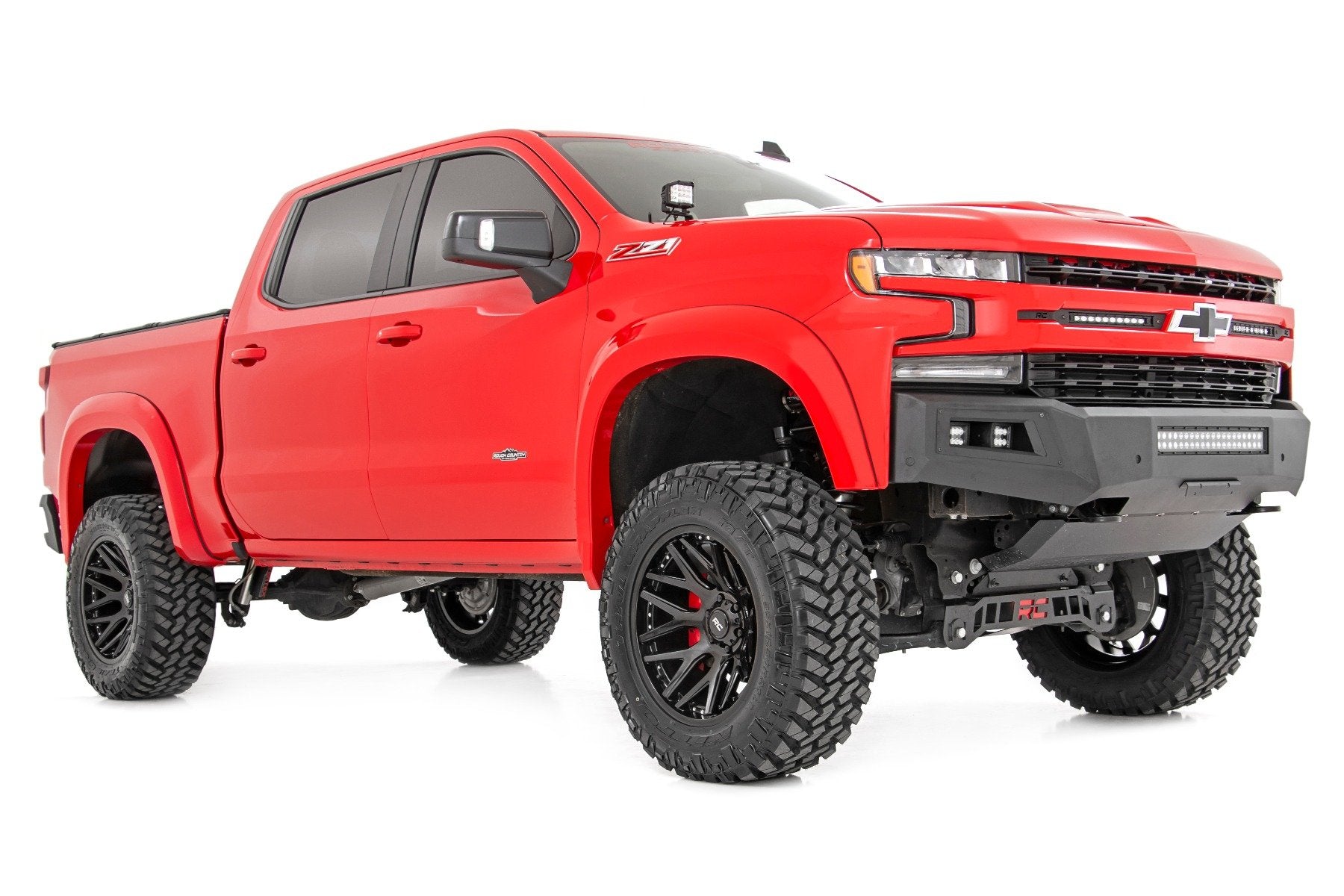 Rough Country 95 Series Wheel | One-Piece | Gloss Black | 22x10 | 6x135 | -19mm
