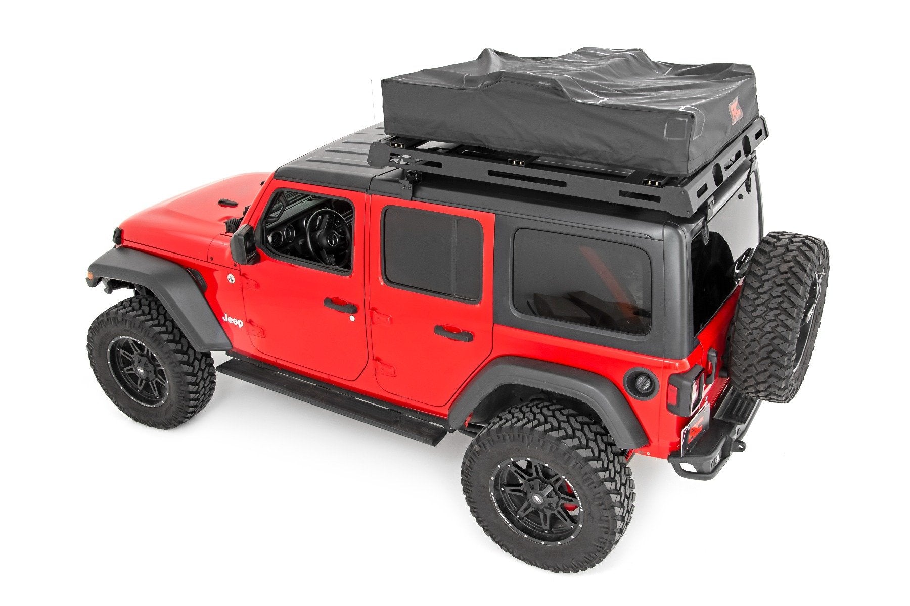 Roof Top Tent | Rack Mount | 12 Volt Accessory w/Ladder Extension & LED Light Kit