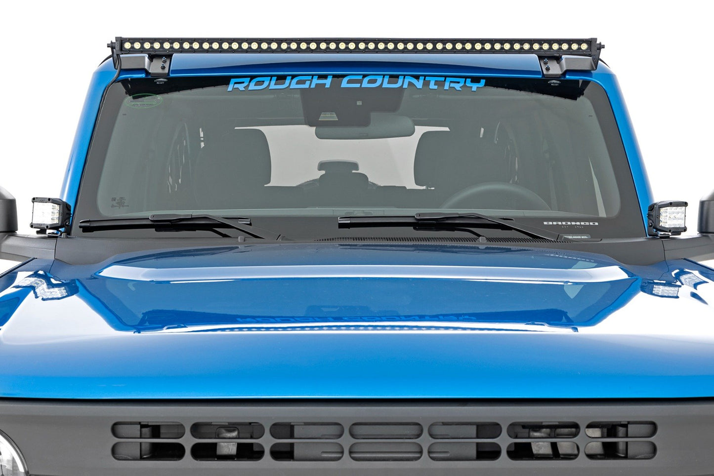 LED Light Kit | Ditch Mount |  2" Chrome Pair | Wide | Ford Bronco 4WD (21-24)