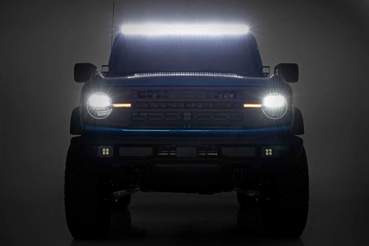 LED Light Kit | Upper Windshield | 50" Spectrum Single Row | Ford Bronco (21-24)