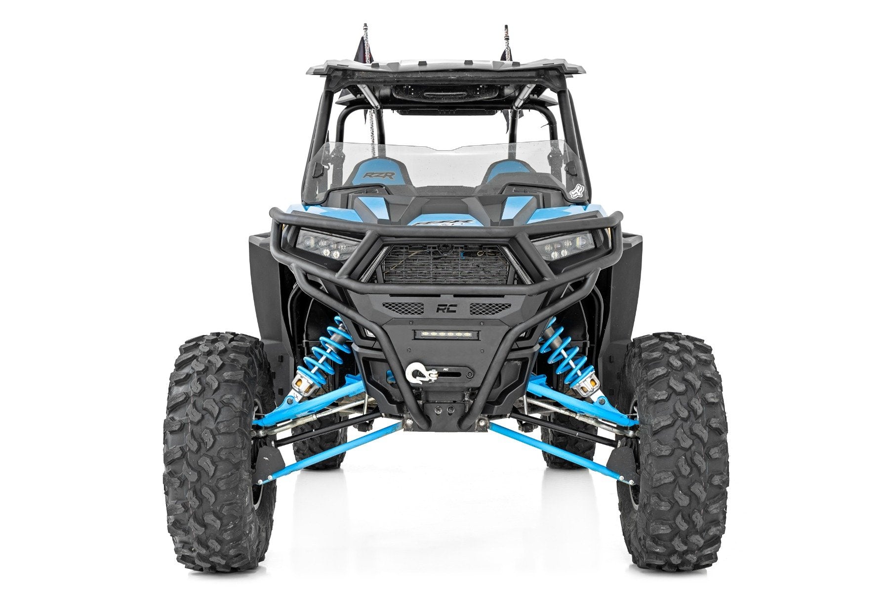 Tubular Bumper | Front | Black Series LED | 6" Light | Slim Line | Polaris RZR XP 1000