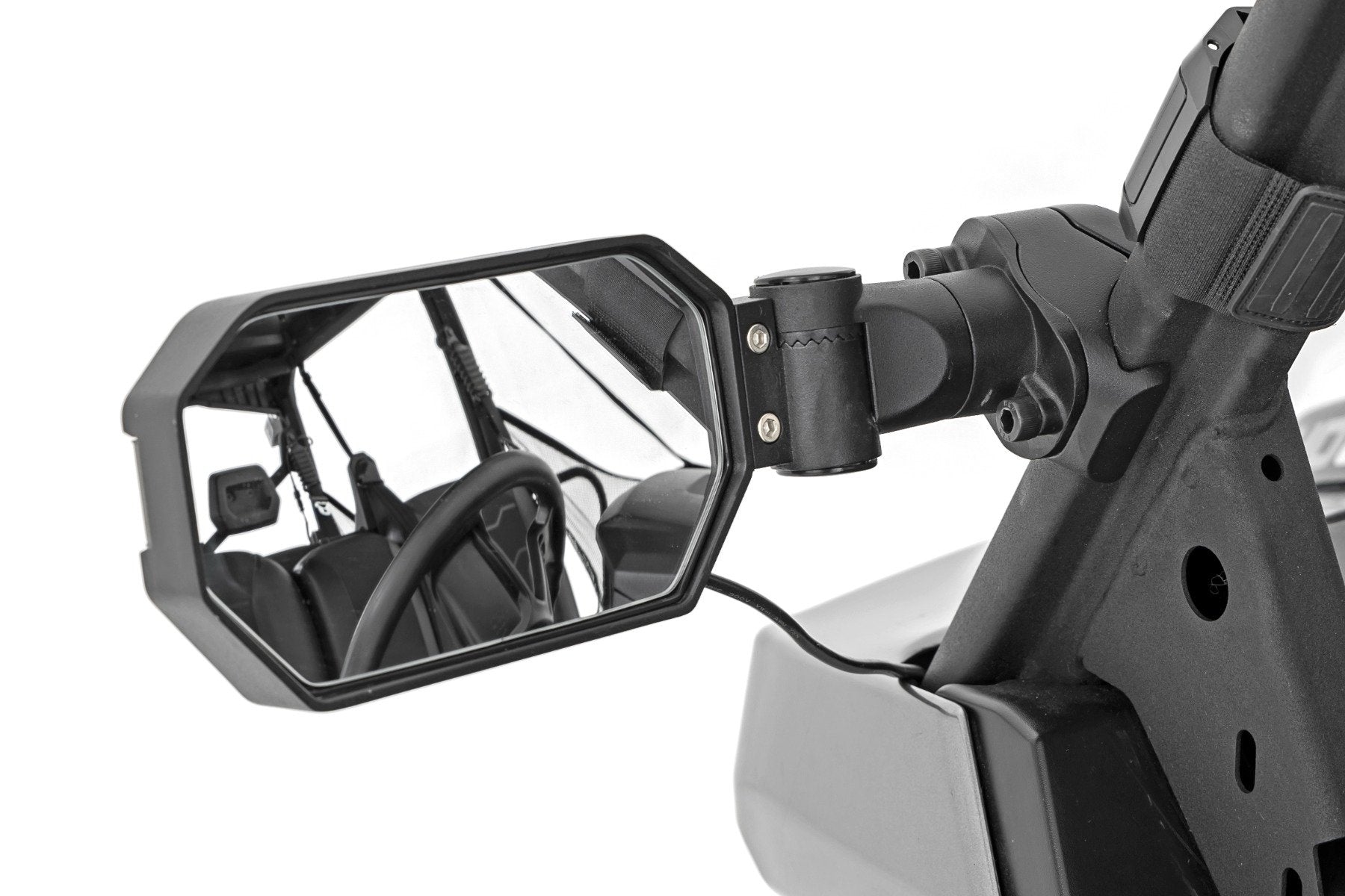 UTV Aluminum Side Mirrors w/Turn Signal (Pro-Fit Cages | Universal)