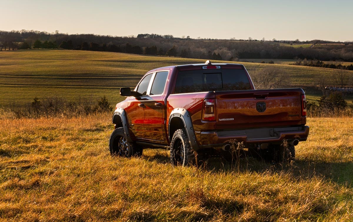Fender Flares | Defender | PR4 Flame Red | Ram 1500 2WD/4WD (2019-2024)
