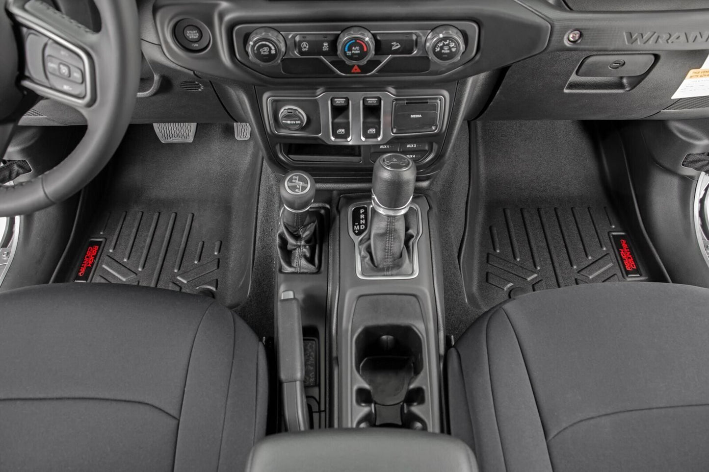 Floor Mats | FR | 2 Door | Jeep Gladiator JT (20-24)/Wrangler JL (18-24)/Wrangler Unlimited (18-24) 