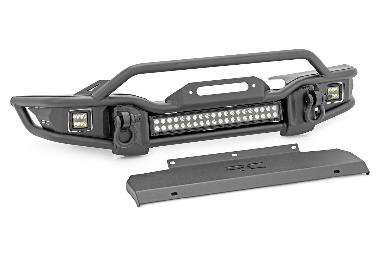Front Winch Bumper | Tubular | Skid Plate | Jeep Gladiator JT/Wrangler JK & JL/Wrangler Unlimited 