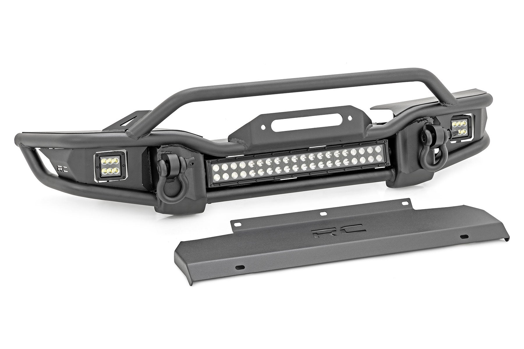 Front Winch Bumper | Tubular | Skid Plate | Jeep Gladiator JT/Wrangler JK & JL/Wrangler Unlimited 
