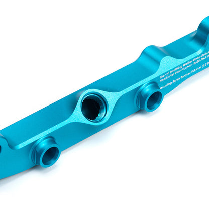 ACUITY Instruments K-Series Fuel Rail in Satin Teal Finish