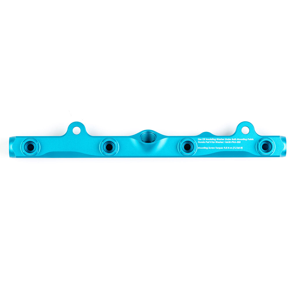 ACUITY Instruments K-Series Fuel Rail in Satin Teal Finish