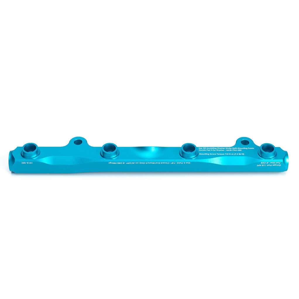 ACUITY Instruments K-Series Fuel Rail in Satin Teal Finish