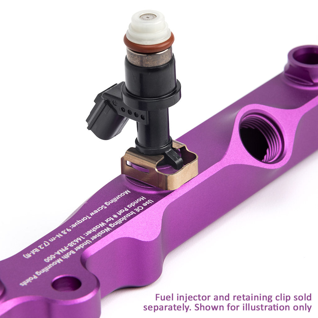 ACUITY Instruments K-Series Fuel Rail in Satin Purple Finish