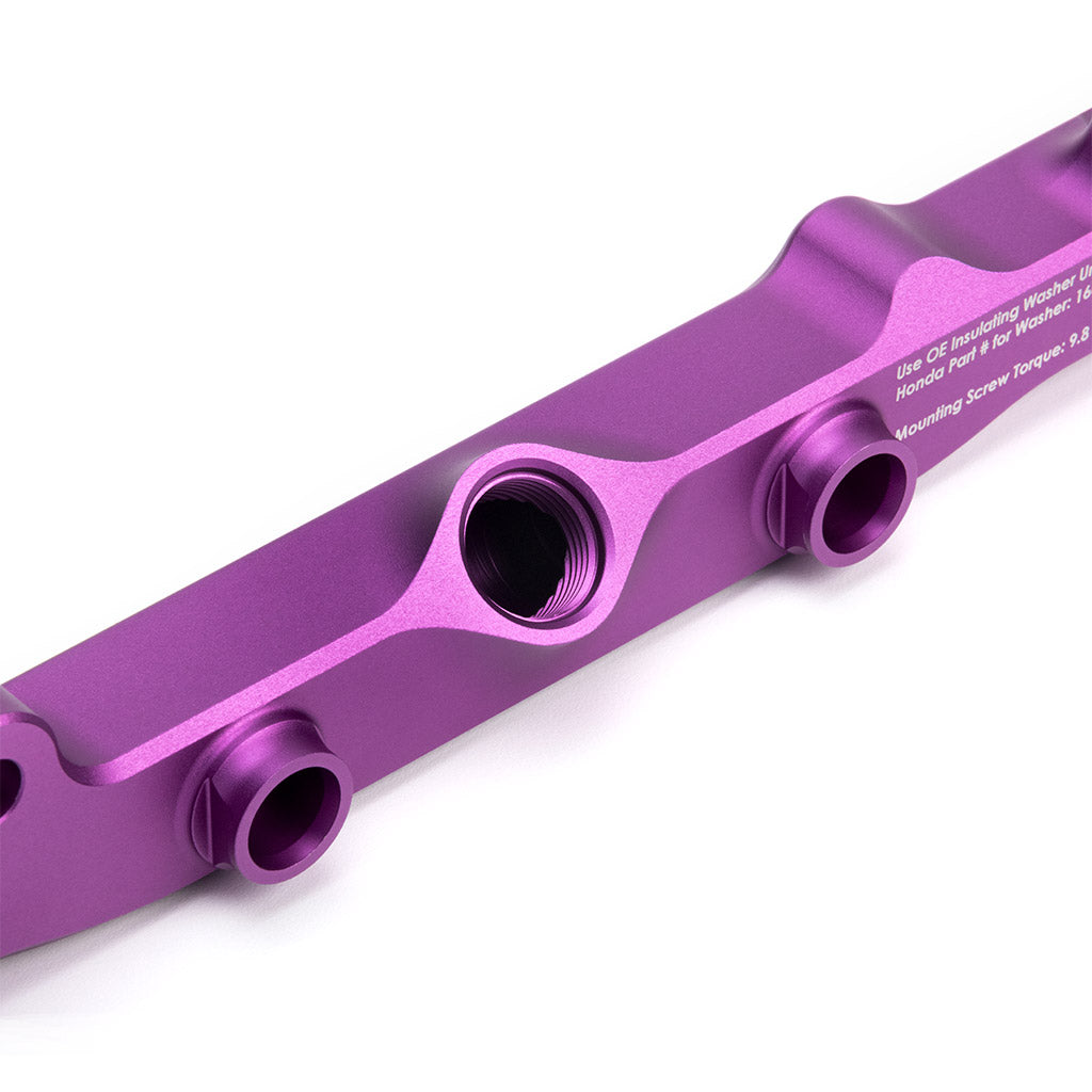 ACUITY Instruments K-Series Fuel Rail in Satin Purple Finish