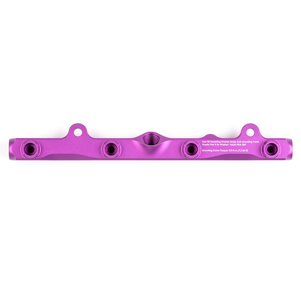 ACUITY Instruments K-Series Fuel Rail in Satin Purple Finish