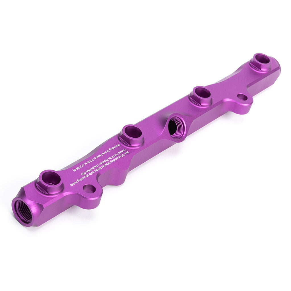 ACUITY Instruments K-Series Fuel Rail in Satin Purple Finish