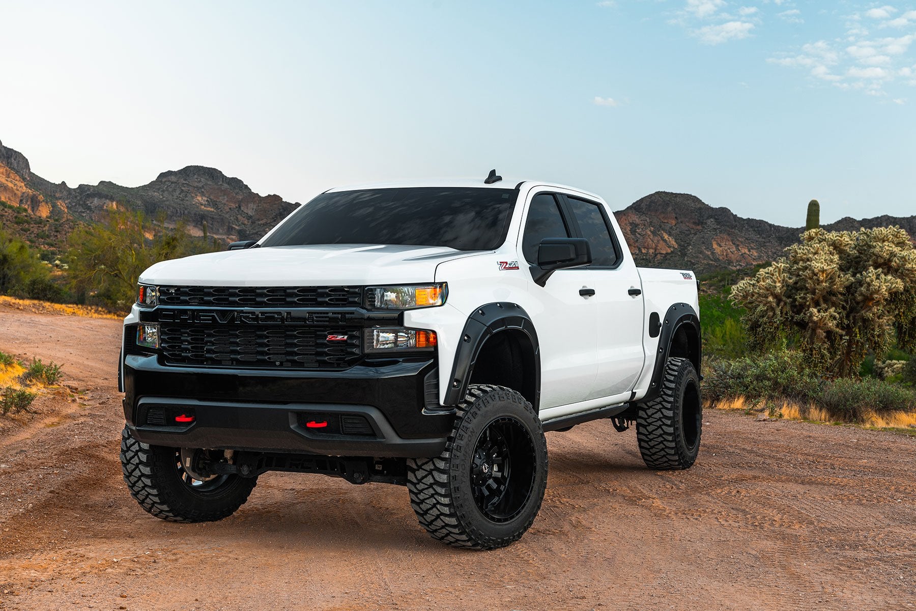 Fender Flares | Defender | GAN Silver Ice Metallic | Chevy Silverado 1500 (19-24)