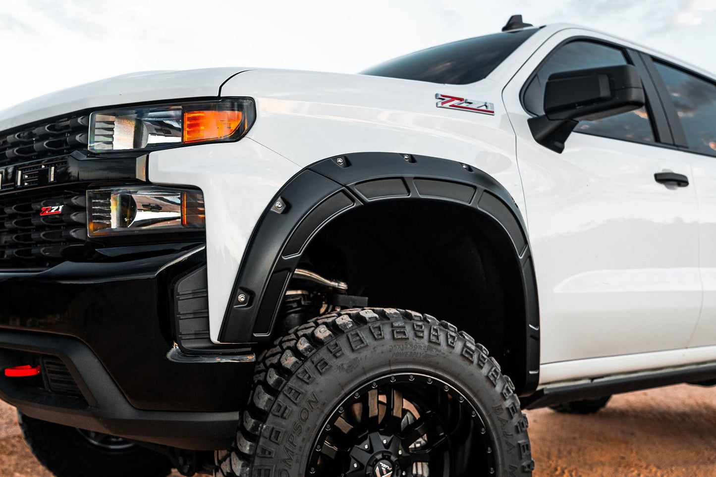Fender Flares | Defender | GAN Silver Ice Metallic | Chevy Silverado 1500 (19-24)