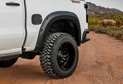 Pocket Fender Flares | G7J Rainforest Green | Chevy Silverado 1500 2WD/4WD (2019-2021)