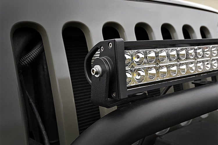 LED Light Mount | RC Bumper Hoop | 20" | Jeep Cherokee XJ/Comanche MJ/Wrangler JK 