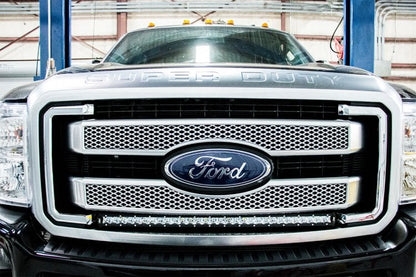 LED Light Kit | Grill Mount | 30" Chrome Single Row | Ford F-250/F-350 Super Duty (11-16)