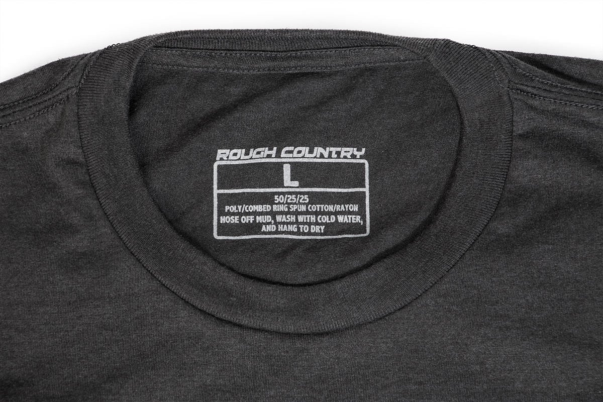 Rough Country T-Shirt | Horizontal Tread | Grey | 2XL