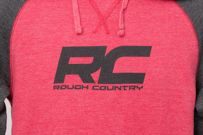 Rough Country Hoodie | Heater | Red/Gray | 3XL