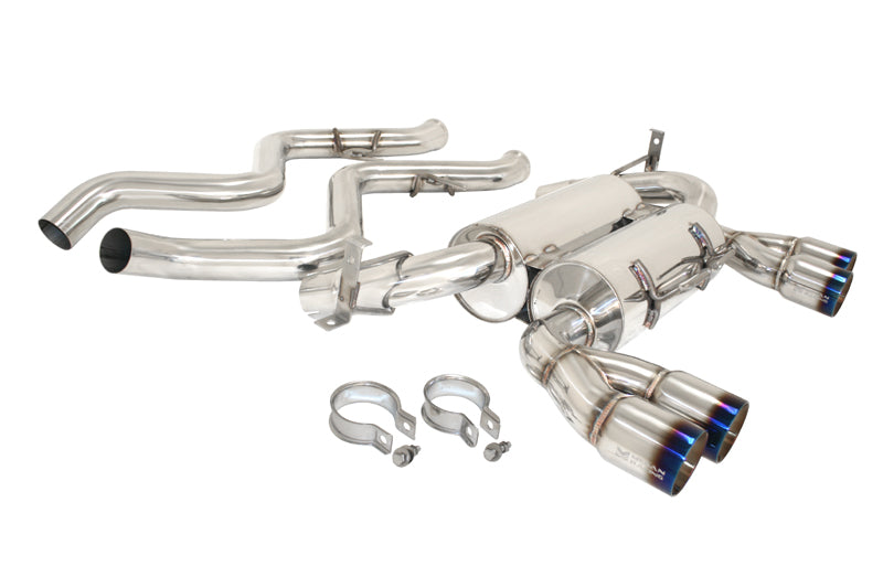 Supremo Exhaust System for BMW E90 M3 Sedan 08-11 - Burnt Rolled Tips - MR-ABE-BE90M34D-VO