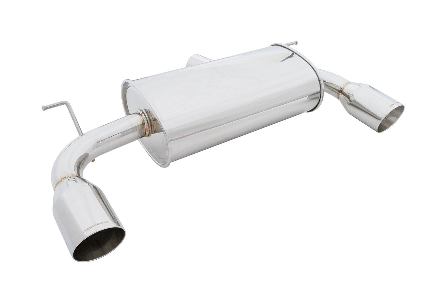 Supremo Exhaust System for BMW F30 335i 2012+ (Sedan only) - Stainless Rolled Tips - MR-ABE-BF30-SRT