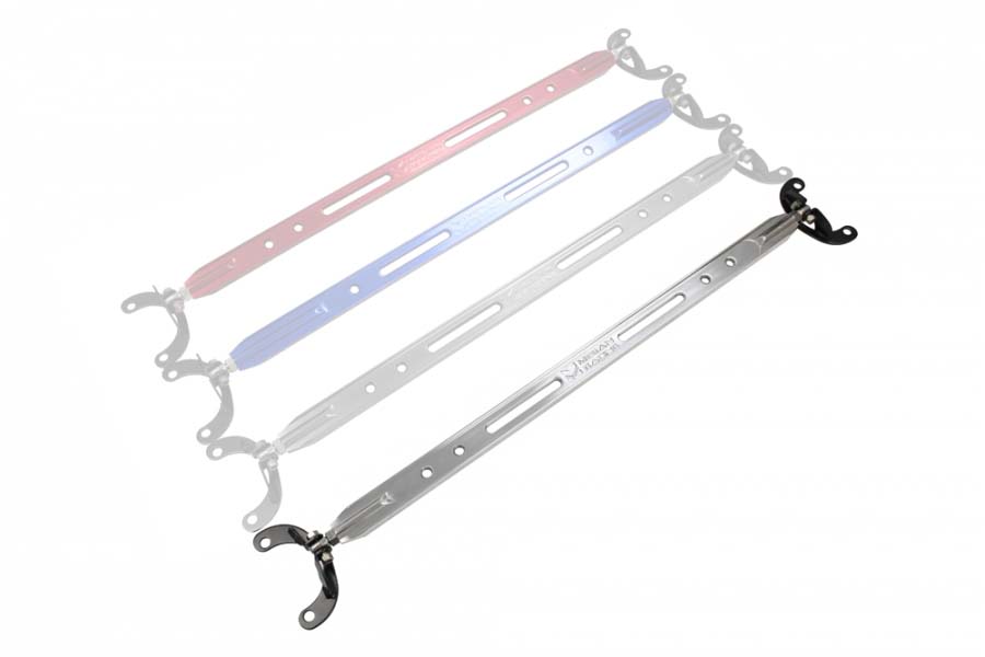 Rear Upper Strut Tower Bar for Honda Prelude 92-99 - Polished - MR-SB-HP9201RU-P
