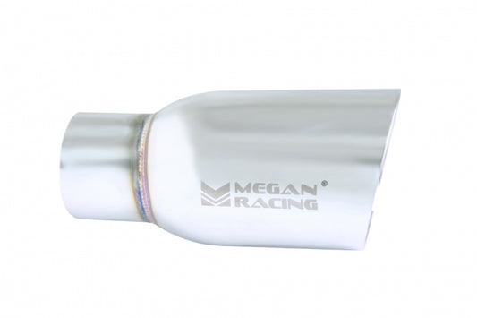 Universal Stainless Steel Chrome 3.5-Inch Tip (2.5-Inch Piping)