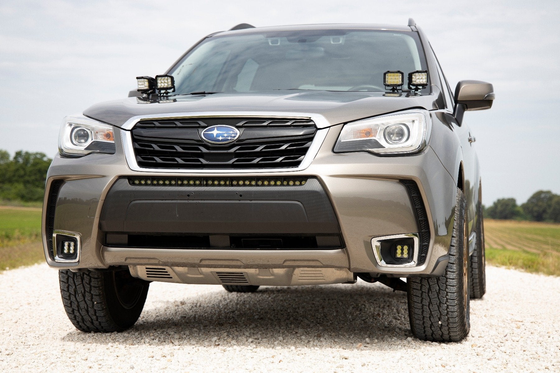 LED Light Kit | Bumper Mount | 30" Spectrum Single Row | Subaru Forester (14-18)