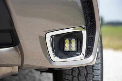 LED Light Kit | Fog Mount | 2" Black Pair | Spot | Subaru Forester 4WD (14-18)