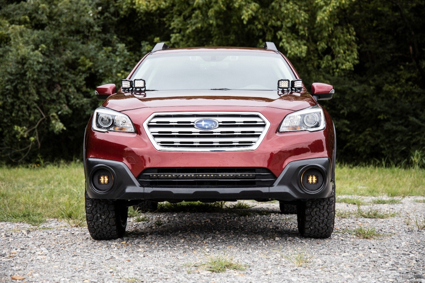 LED Light Kit | Fog Mount | 2" Black Pair | Fog | Subaru Outback (15-19)