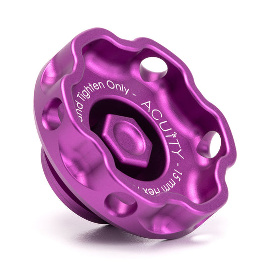 ACUITY Instruments Podium Oil Cap in Satin Purple for Hondas/Acuras